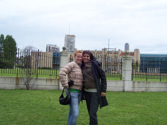 Dass ist Yanina, mit der ich mich echt gut verstehe und mit der ich auch abends ab und zu unterwegs bin...