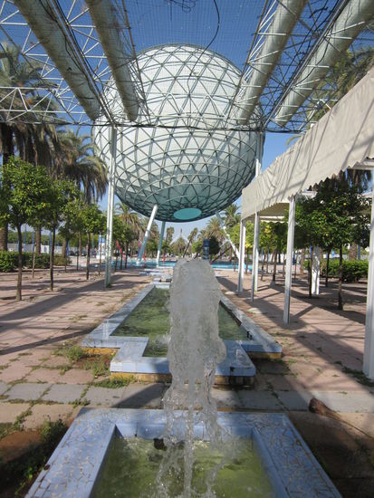 Teil des Expo-Geländes von '92