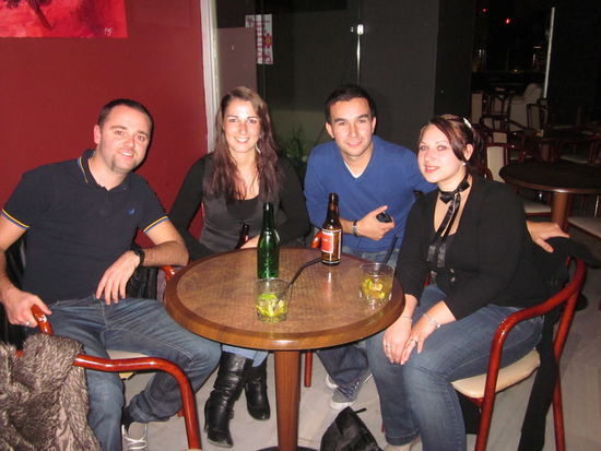 ...und danach ein paar Drinks mit Graham und Luisma