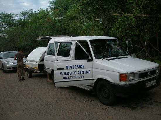 Unser Transport, mit 8 Leuten besetzt!!!