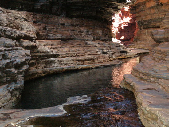 Mein Lieblingspool, Kermet Pool, wo wir auch schwimmen waren!