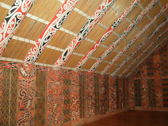 Das Maorigebaeude im Auckland Museum!