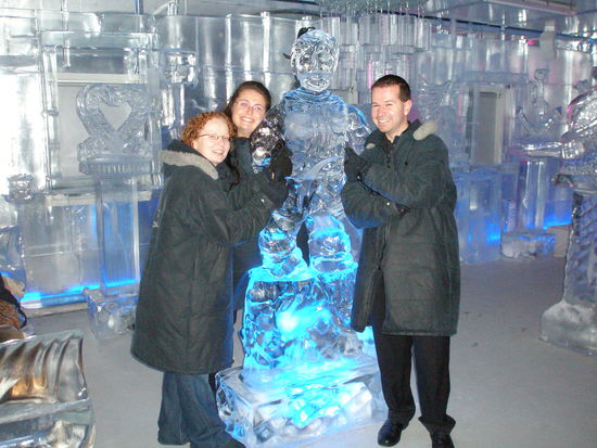 Trischa aus Irland, ich und Issak aus Neusseland