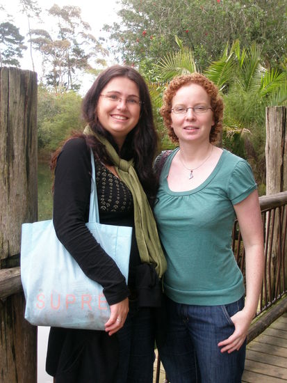 Trischa und ich im Zoo