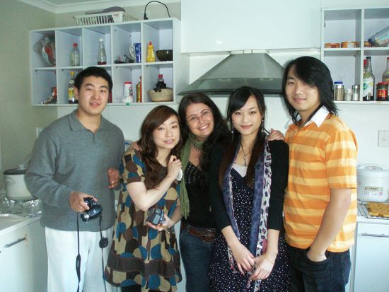 Von links; Jose und Meggie, ich, Suna und Match