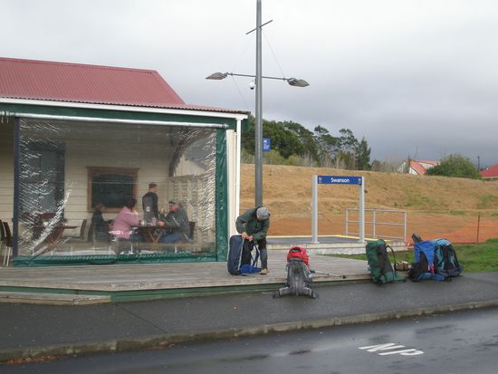 Der Start: Swansen's Zugstation