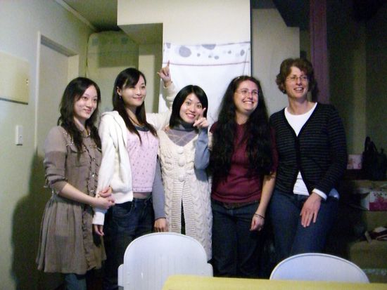 von rechts: Angela, ich, Mimi, Suna und Lily