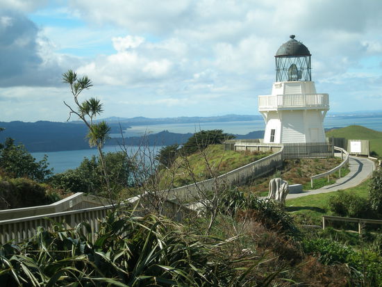 Der Manukau Leuchtturm mit einem wunderschoenen Ausblick....natuerlich nur bei schoenem Wetter