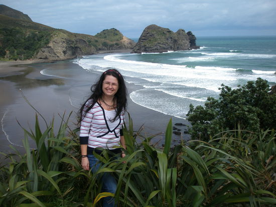 ein weiterer Sonntagsausflug den Lion's Rock in Phia zu besteigen; ein grosser Felsen mitten am Strand