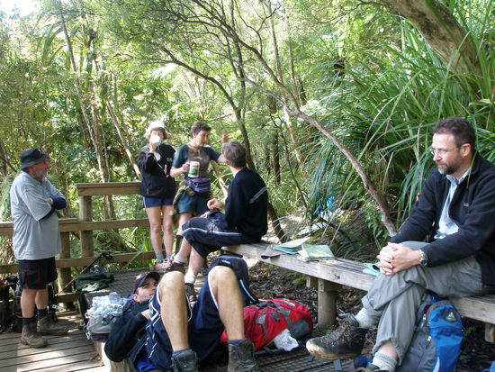 meine Gruppe bei der Sonntagswanderung