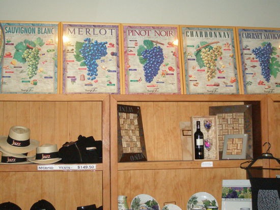 die verschiedenen Weinarten von der Region