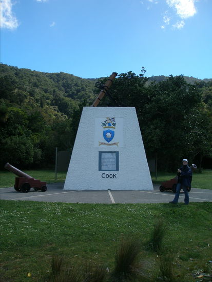 Das Monunent von Kaptain Cook