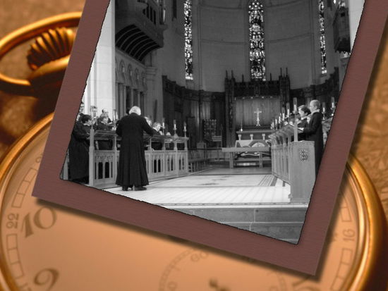 Der Choir beim singen in der Christchurch Cathedral