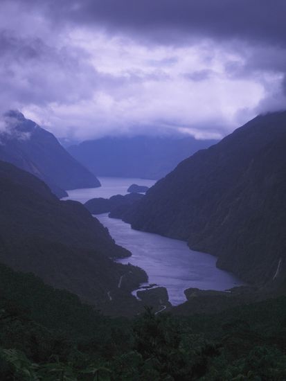 Ein Blick auf den Doubtfull Sound (Fiord)