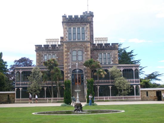 Das einzige Schloss von Neuseeland findet man in Dunedin!