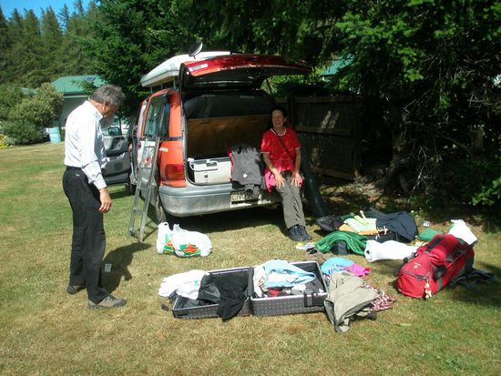 Es sieht wild aus meim packen unserer 7 Sachen....oder soll man eher sagen 700 Sachen