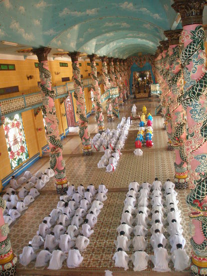 Der Tempel/Kirche von Tay Ninh