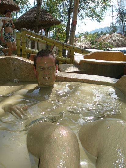 Richard im Schlambad