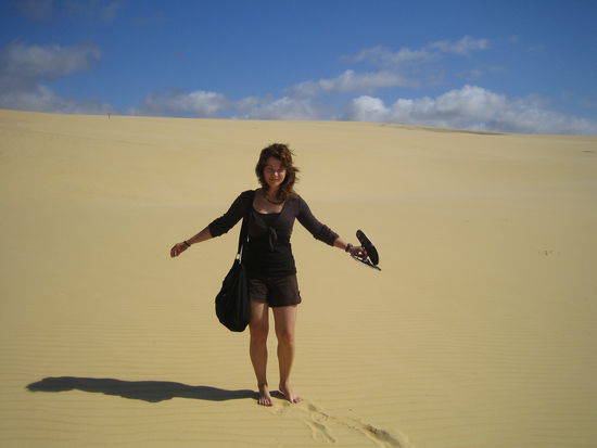 war ganz schoen windig in der Sand"wueste"