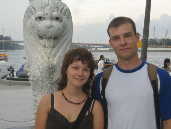 Das war allerdings nur im Miniaturformat. Der grosse steht links hinter uns