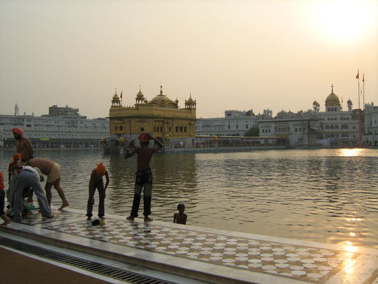 der Goldene Tempel in Amritsar