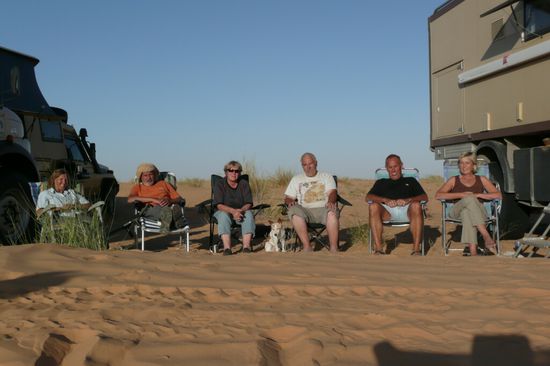 Andrea, Stefan, Rotraut, Peter, Rainer, Ingrid (v.l.n.r.)