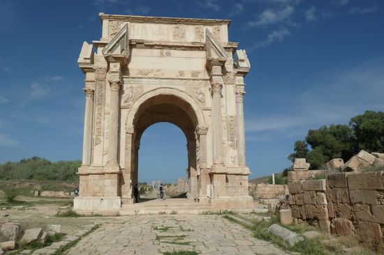 Leptis Magna, Triumphbogen