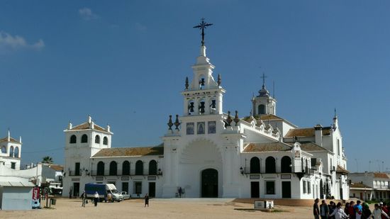 Walfahrtskirche El Rocio im Nationalpark Donana