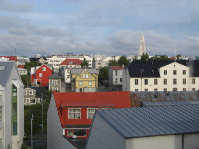 Nach der Ankunft - Blick aus dem Hotelzimmer