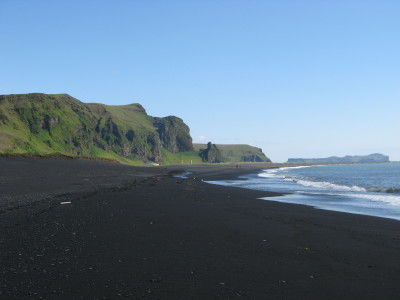 der schwarze Strand von Vik