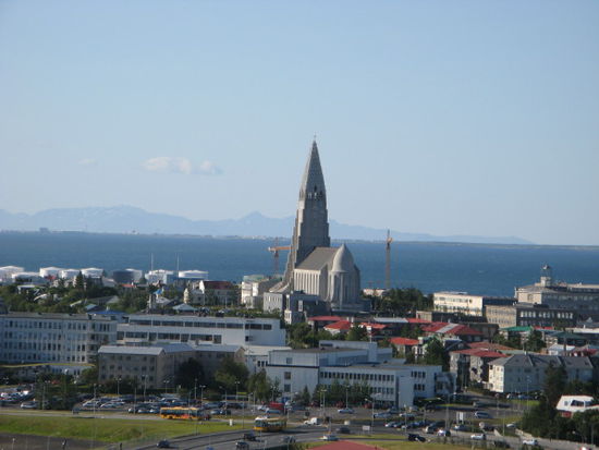 Rekjavik vom Perlan aus.