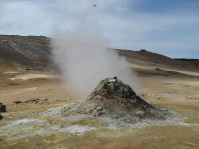 fauchende Fumarolen!