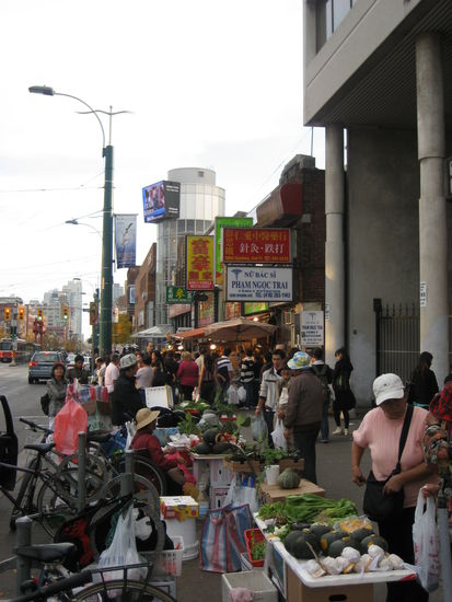 Auch am Feiertag herrscht hier ein ziemliches Gewusel und Gewühle