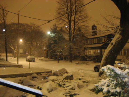 Blick von unserer Frontporch aus