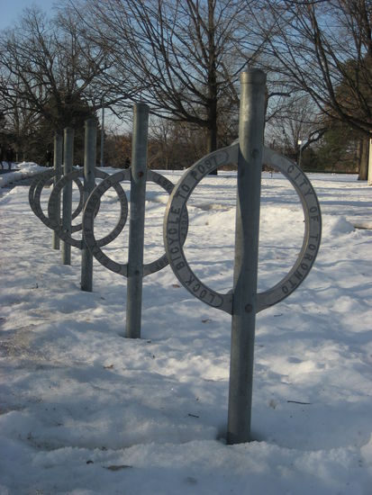 Torontonische Fahrradständer