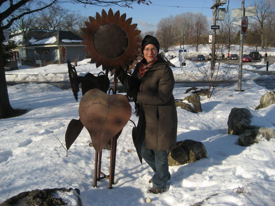 Gut behütet, behandschuht und im Michelin-Männchen-Look kommt man wunderbar durch den kanadischen Winter