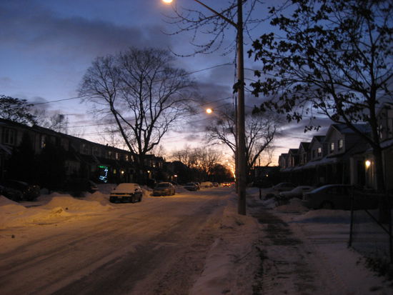 Auf dem Weg zu Silke
Wenn die Sonne weg ist, ist es bitterkalt
