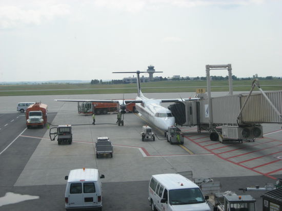 Zurück nach T.O. ging es mit der kleinen Portermaschine
