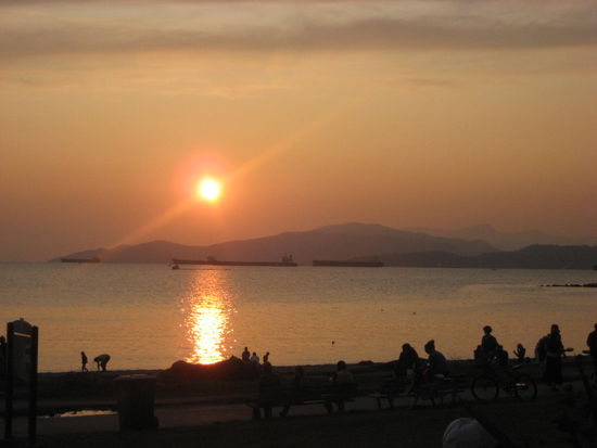 Sonnenuntergang am English Bay