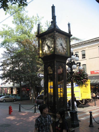 Historische Dampfuhr