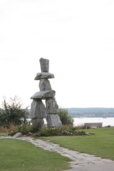 Inukshuk - dieser steht hier seit der Expo 1986