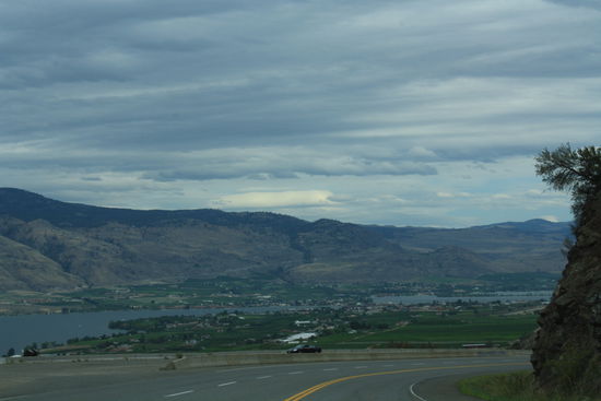 Blick auf das Okanagan Valley