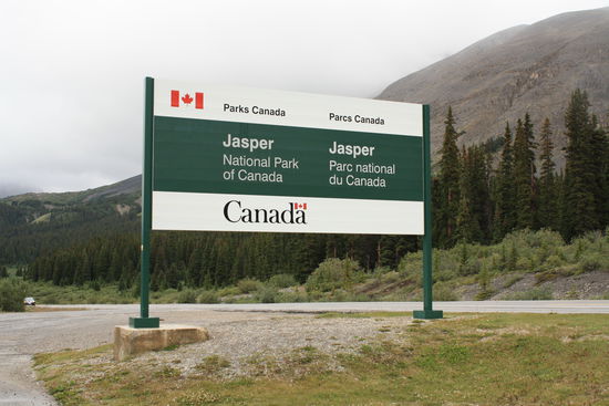 Welcome to Jasper NP.... das Wetter wird etwas besser...