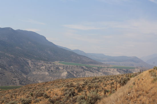 Man wird ein bisschen an Wüste erinnert - die Temperaturen stimmten auf jeden Fall