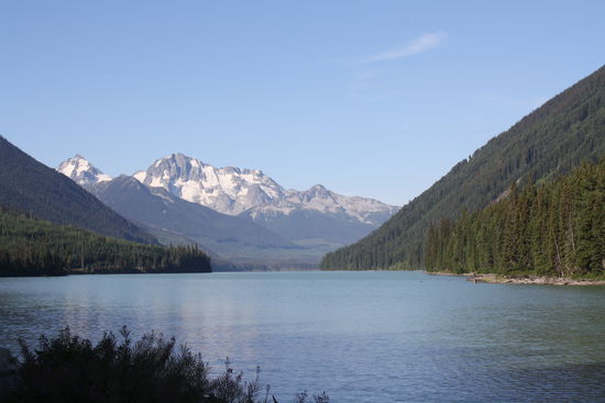 Die Berge sind zum greifen nah