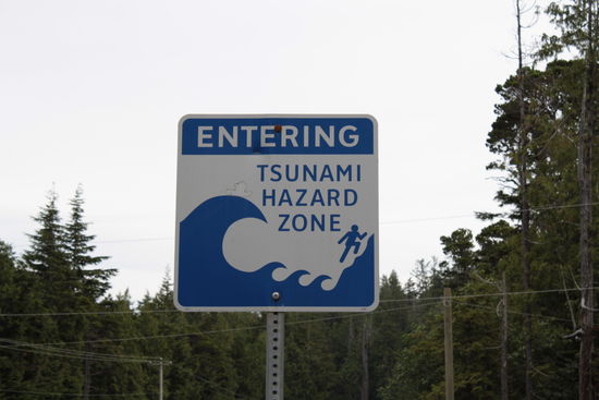 Irgenwie war mir nicht bewußt, dass wir uns in einem Gebiet aufhalten, das von einem Tsunami bedroht werden könnte