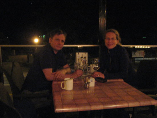 Letztes Dinner im The Boathouse - warum in aller Welt servieren sie den gebratenen Lachs fritiert???