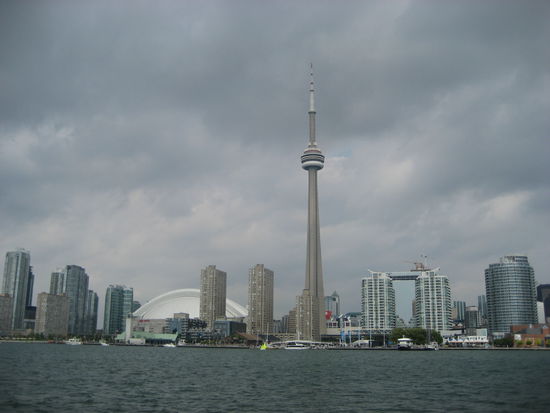 Wunderbar, der Blick auf die Skyline