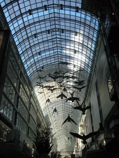 Eaton Center - mit kanadischen Wildgänsen