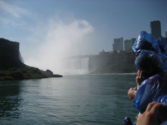 Man wird schon ein wenig naß, aber bei diesen Temperaturen war das klasse